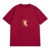 All-Match Relaxed Burgundy T-Shirt